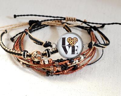 Raar Leopard Love Bracelet Set